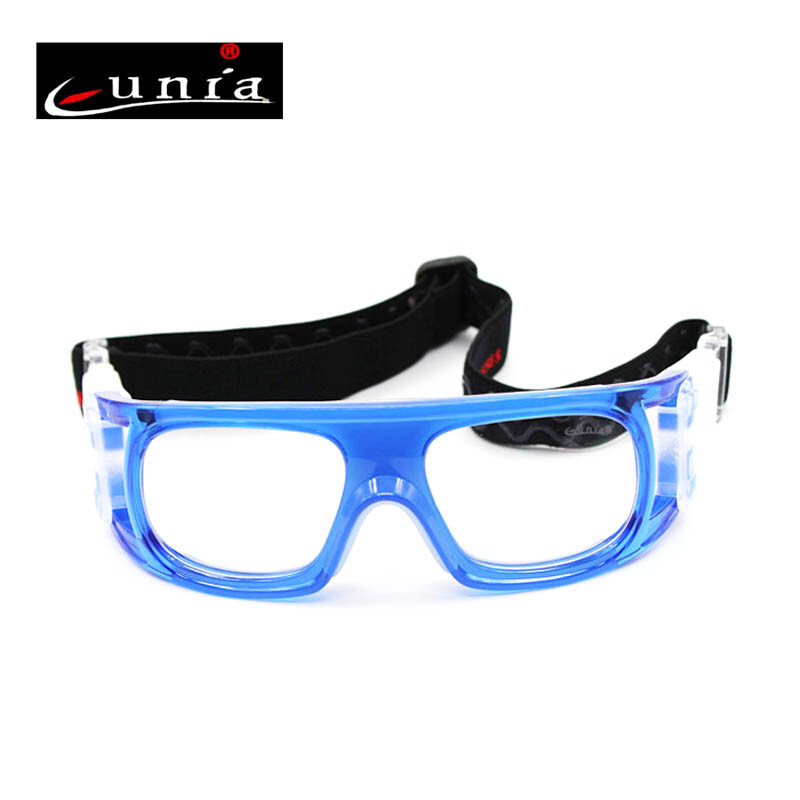 优尼雅篮球眼镜足球眼镜 近视运动护目镜 可配近视 浅蓝色